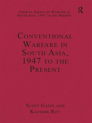cover image of Conventional Warfare in South Asia, 1947 to the Present